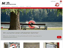 Tablet Screenshot of mvg.at